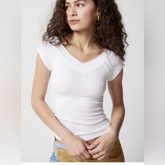 NWT White urban outfitters Shannen top!! - Picture 1 of 4